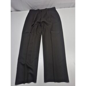 Krizia Dress Pants Mens 40x33 Gray Superfine Wool Pleated Unhemmed NWT